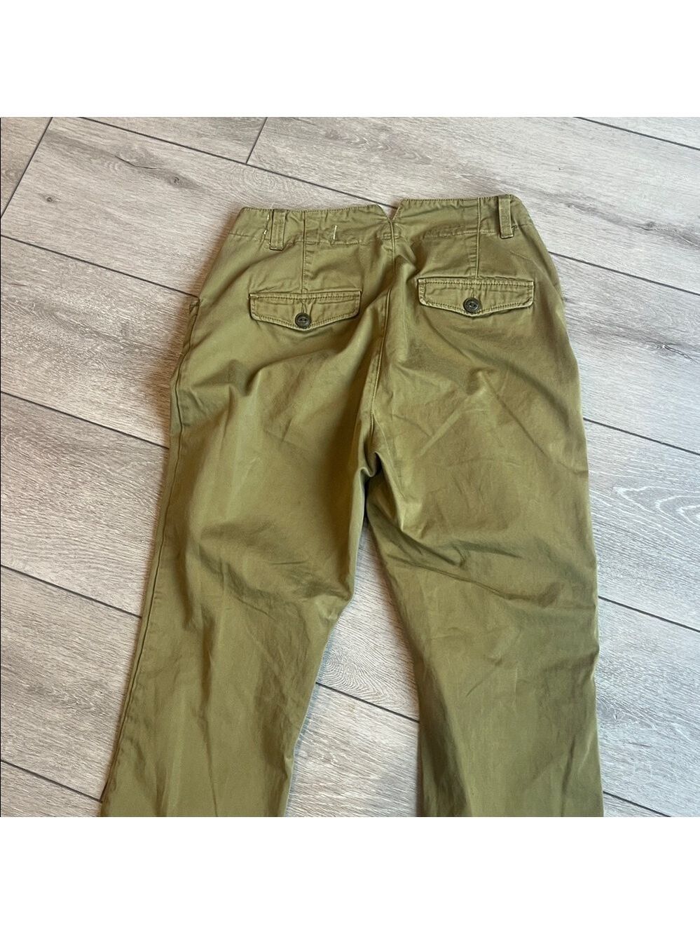 rag & bone Olive Utility Classic field cotton Chinos size 26 - Picture 8 of 8